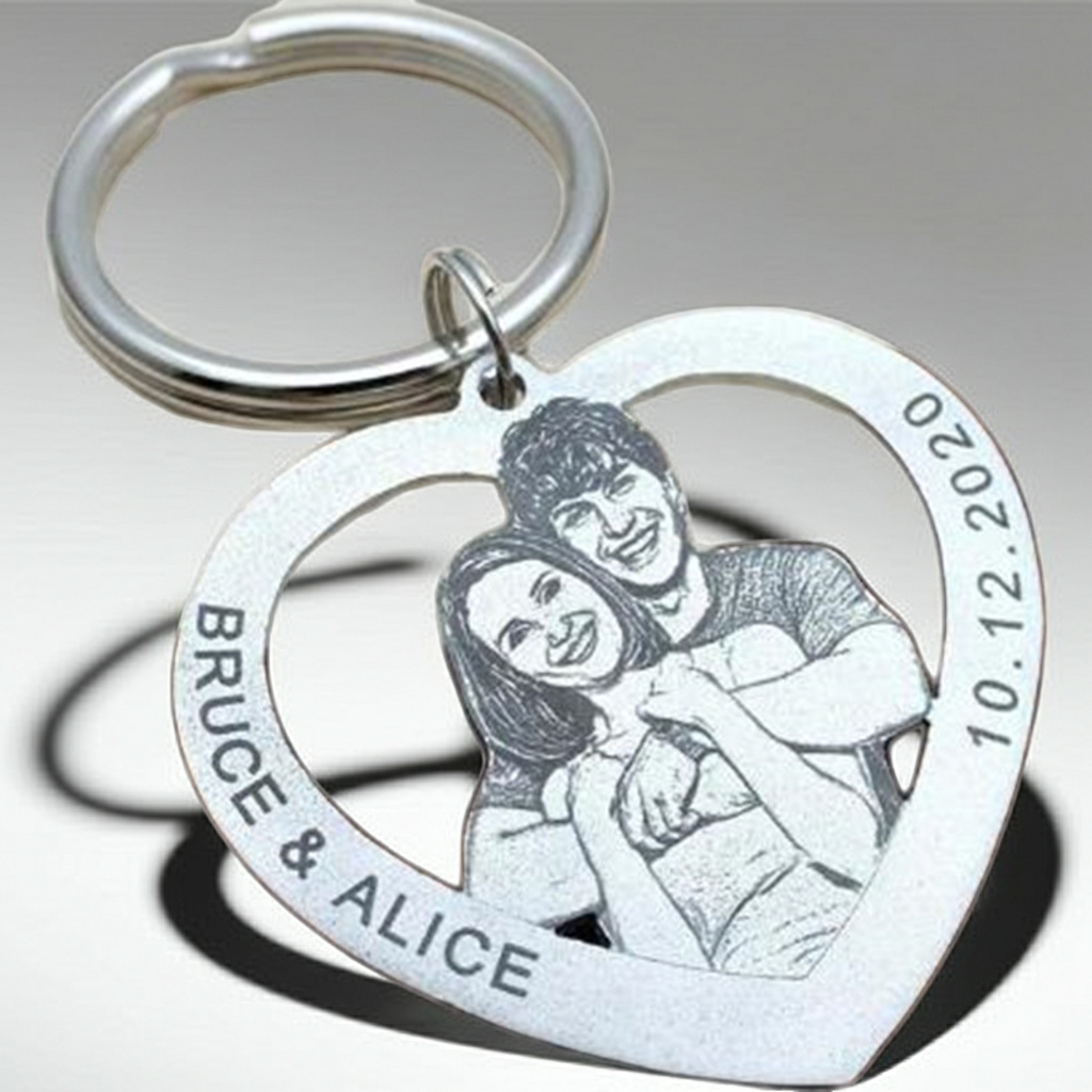 DZ02 - Personalized Photo Keychains & Necklaces — Capture Memories Forever