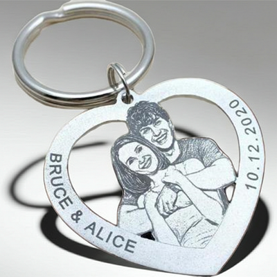 DZ02 - Personalized Photo Keychains & Necklaces — Capture Memories Forever