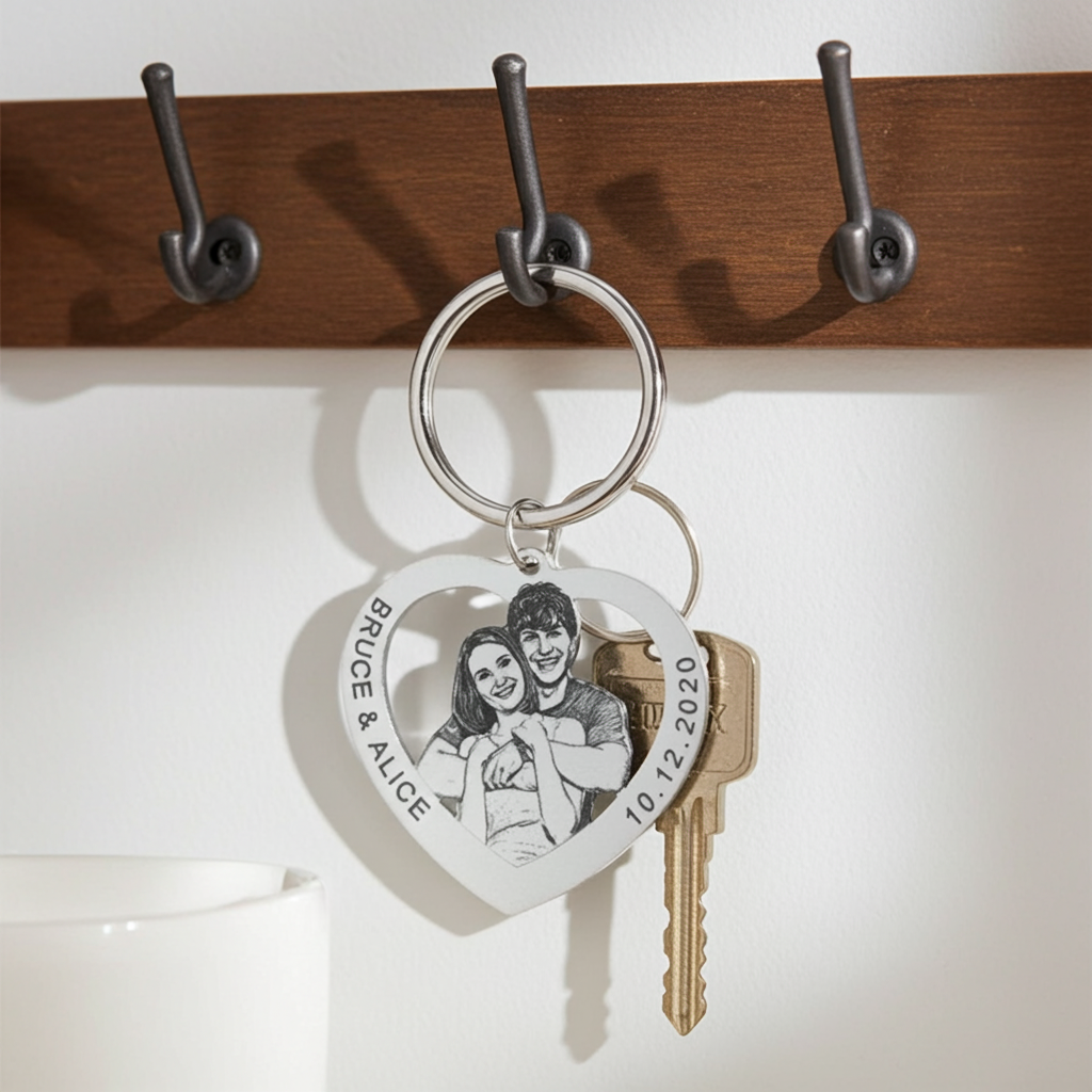 DZ02 - Personalized Photo Keychains & Necklaces — Capture Memories Forever