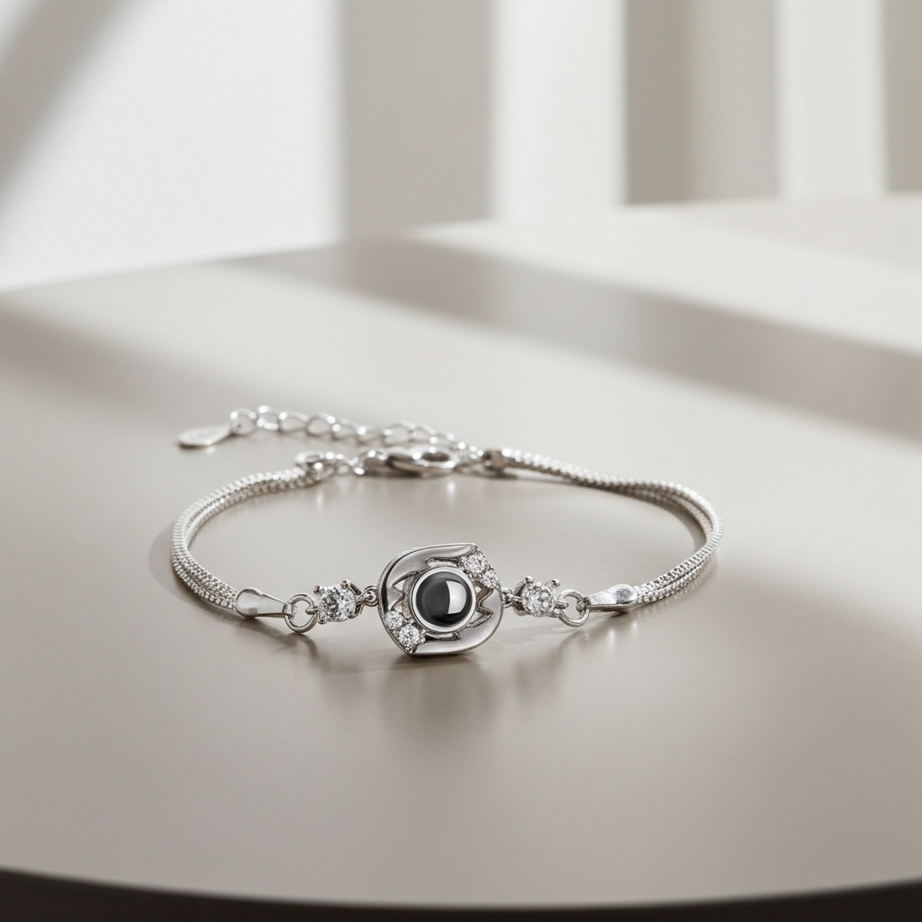 PS28 - Elegant photo projection bracelet