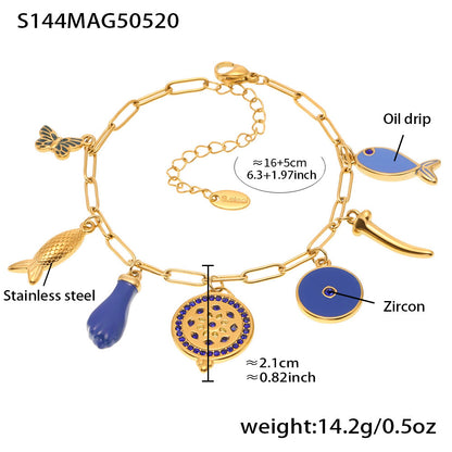 GP81 - Symbol Charm Bracelet