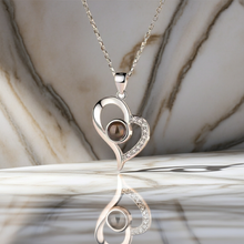 PXS117 - Personalized Heart Photo Projection Necklace