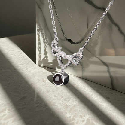 PX38 - Antler Heart Projection Necklace – A Symbol of Eternal Bond