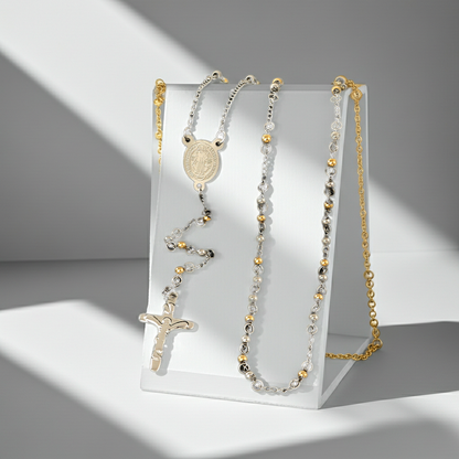 GP18 - Titanium Steel Beaded Necklace
