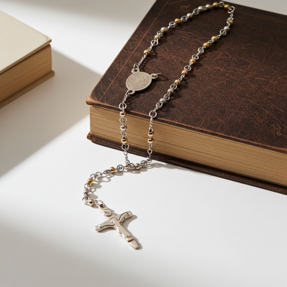 GP18 - Titanium Steel Beaded Necklace