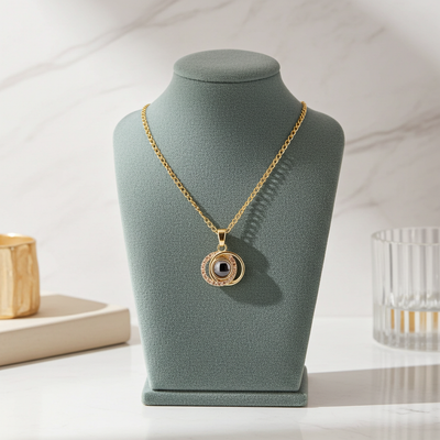 PX63 - Eternal Orbit Photo Projection Necklace