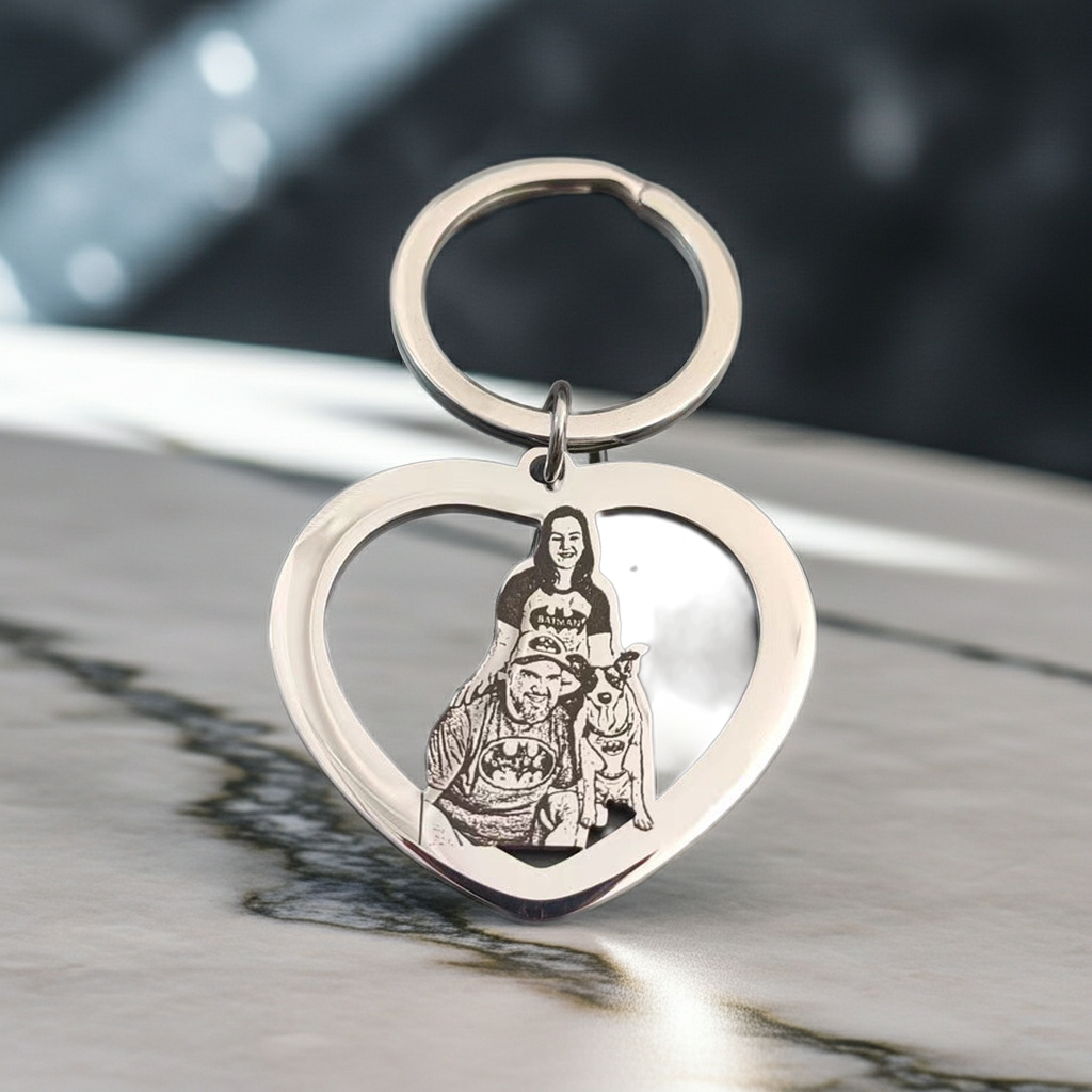 DZ02 - Personalized Photo Keychains & Necklaces — Capture Memories Forever