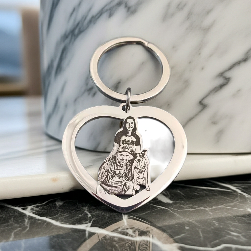 DZ02 - Personalized Photo Keychains & Necklaces — Capture Memories Forever
