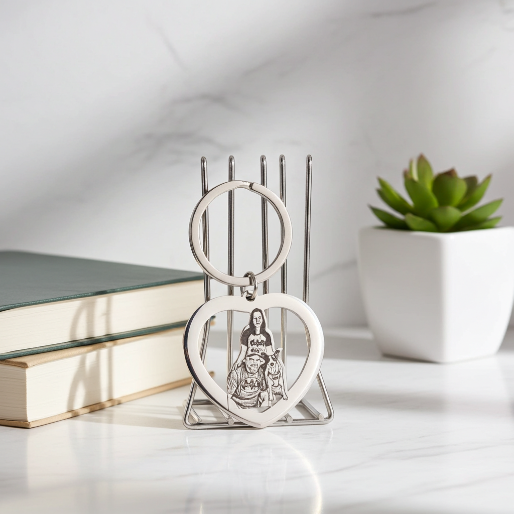 DZ02 - Personalized Photo Keychains & Necklaces — Capture Memories Forever