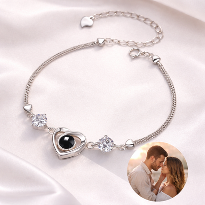 PS05 - Personalized Heart Photo Projection Bracelet