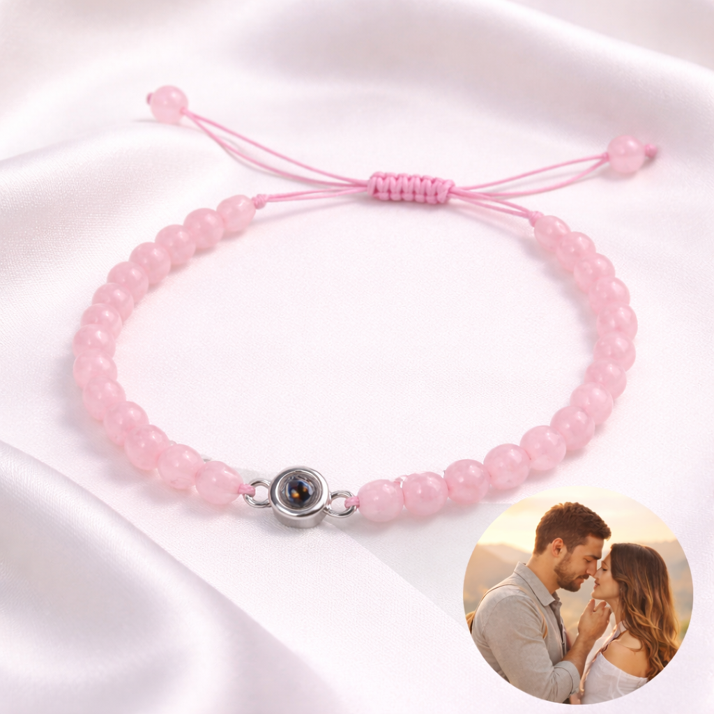 PS07 - Photo Projection Gemstone Bracelet – A Memory Woven Into Every Bead
