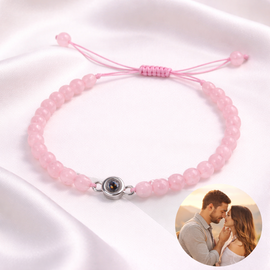 PS07 - Photo Projection Gemstone Bracelet – A Memory Woven Into Every Bead