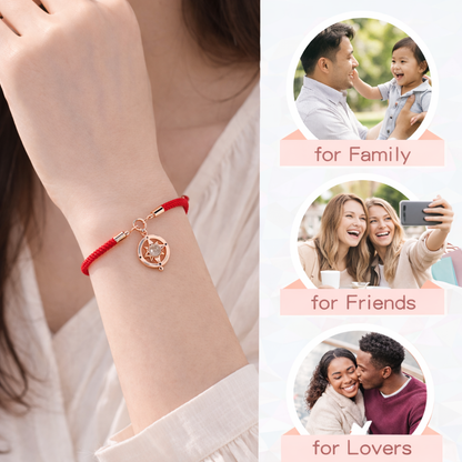 PS25 - Personalized Photo Projection Compass Bracelet