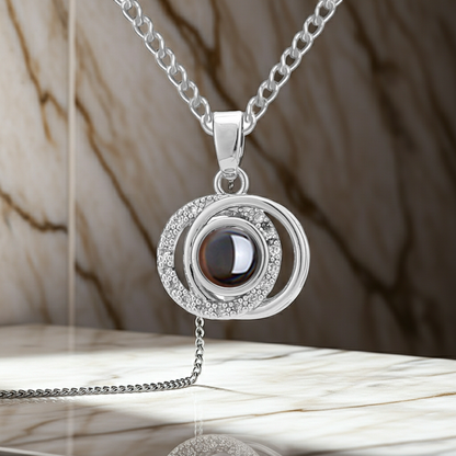 PX63 - Eternal Orbit Photo Projection Necklace