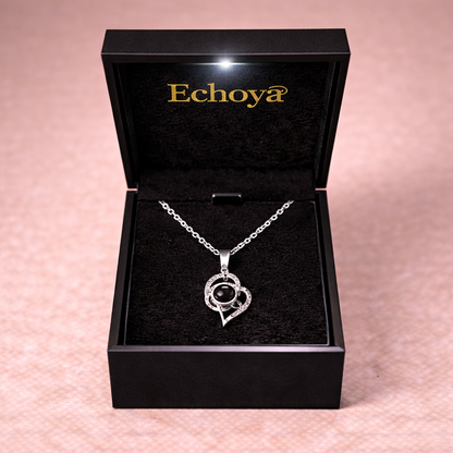 PXS108 - Echoya™ Eternal Love Photo Projection Necklace – S925 Silver