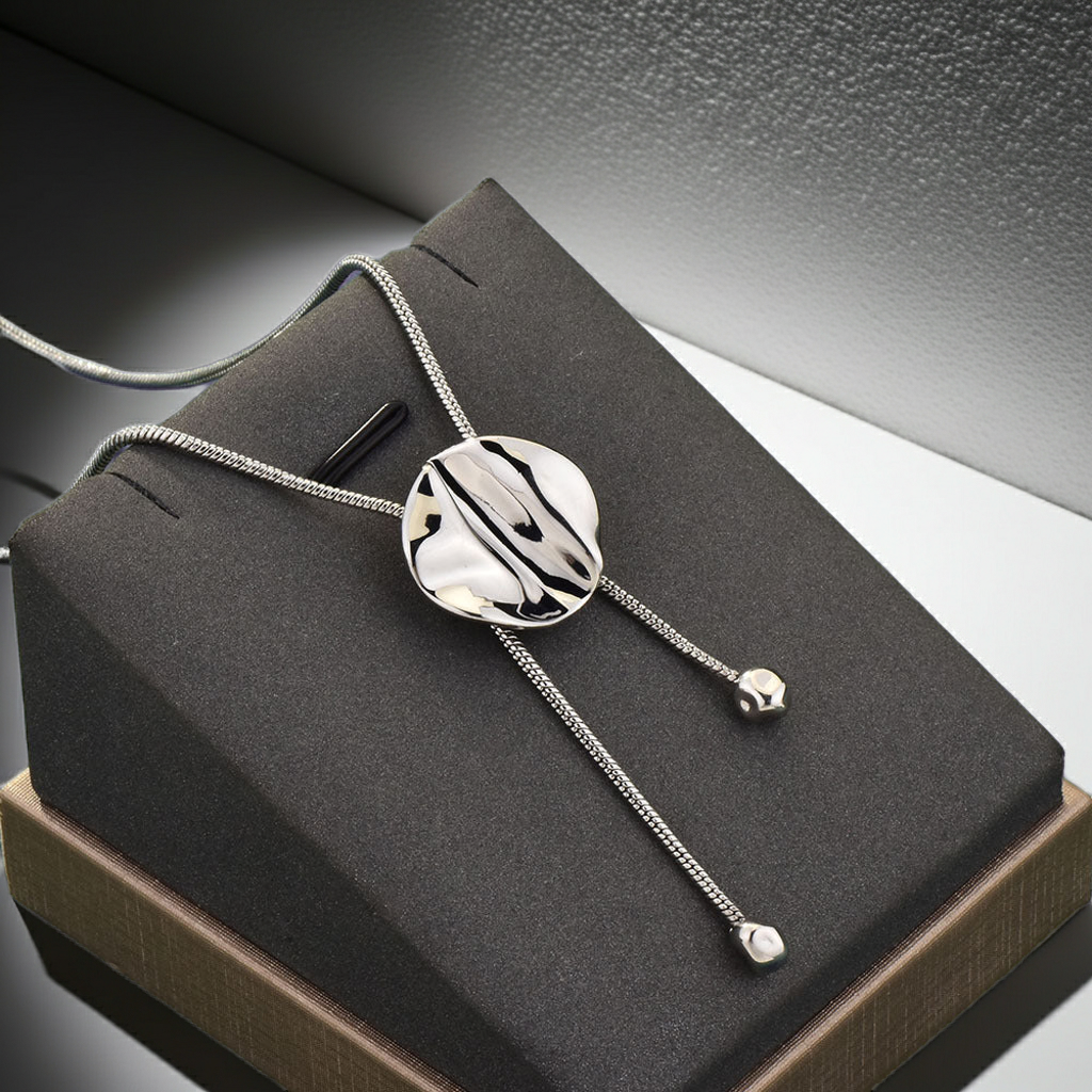 GP43 - Flowing Memory Adjustable Lariat Necklace