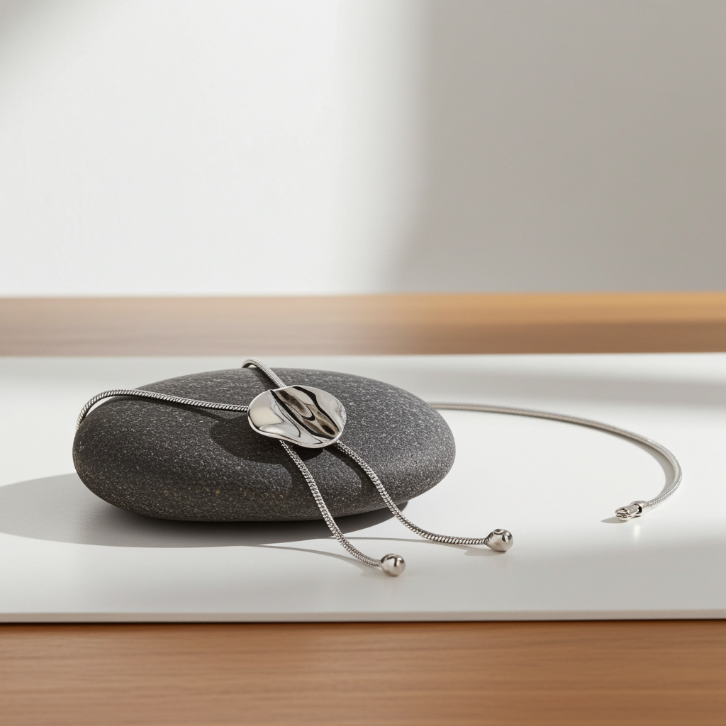 GP43 - Flowing Memory Adjustable Lariat Necklace