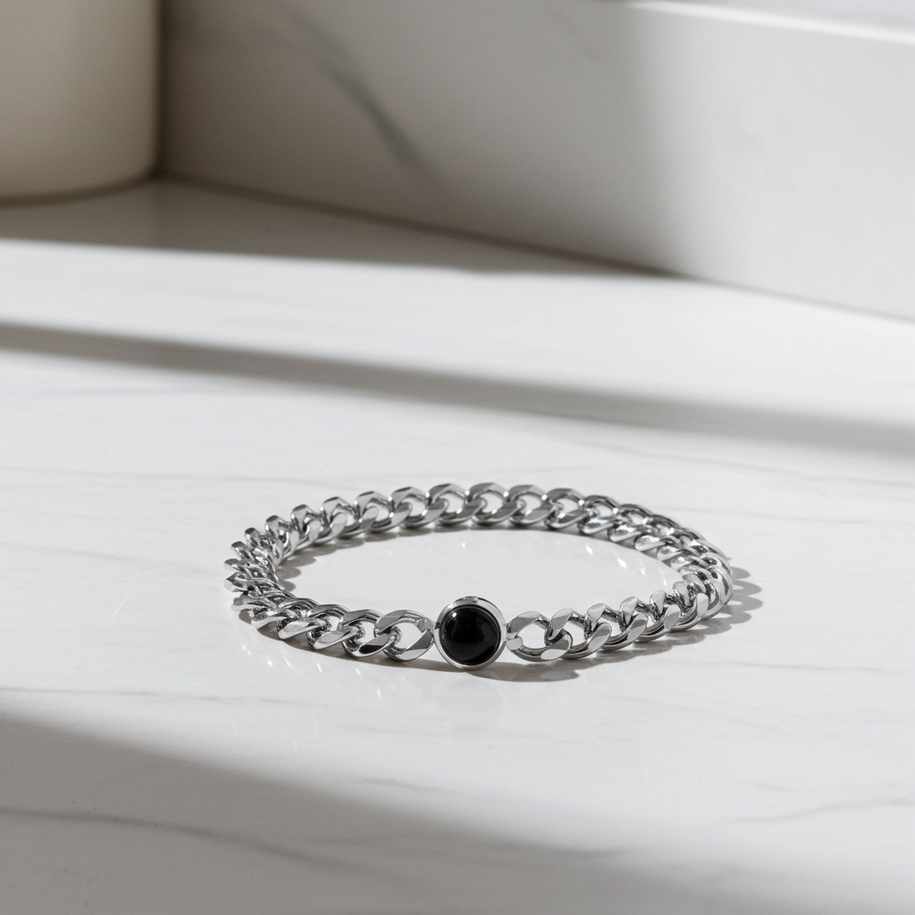 PS02 - Personalized Photo Projection Chain Bracelet