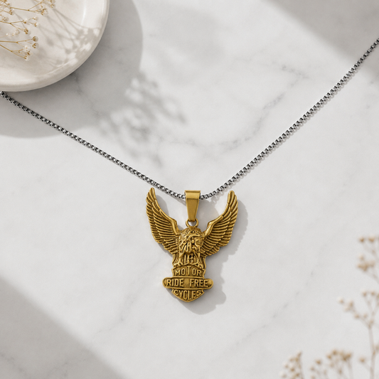 GP04 Eagle Ride Free Pendant Necklace