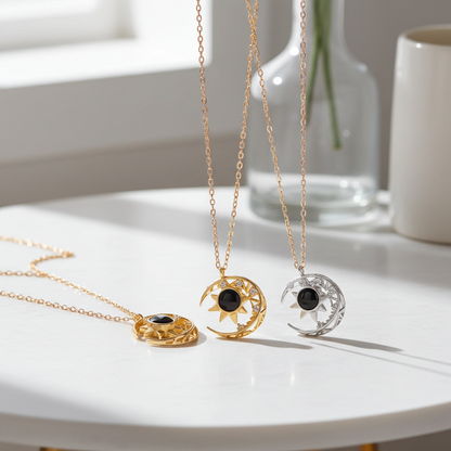 PX40 - Celestial Love Photo Projection Necklace