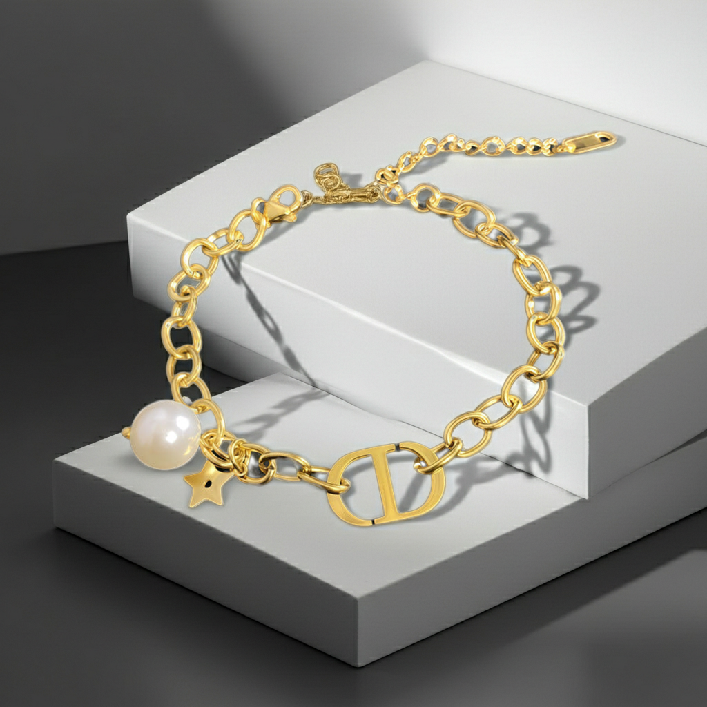 GP71 - Star & Initial Layered Necklace