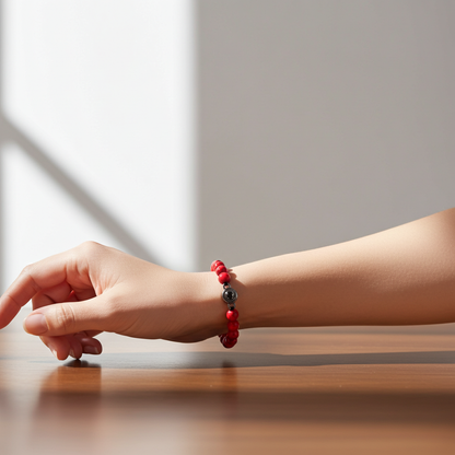 PS07 - Photo Projection Gemstone Bracelet – A Memory Woven Into Every Bead