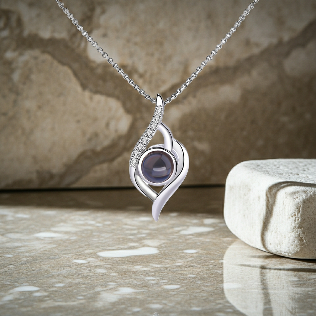 PX34 - Eternal Flame Photo Projection Necklace