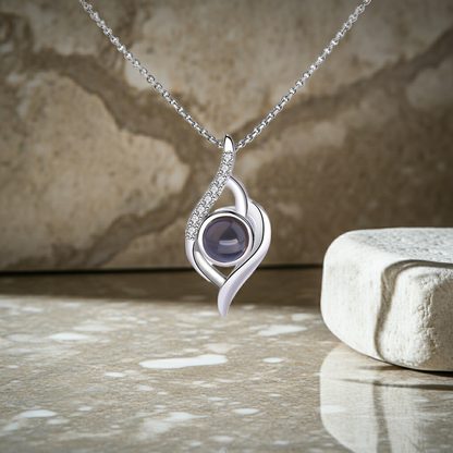 PX34 - Eternal Flame Photo Projection Necklace