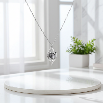 PX34 - Eternal Flame Photo Projection Necklace
