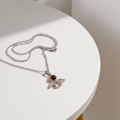 PXS100 - Silver Angel Wings Photo Projection Necklace – A Guardian of Your Memories