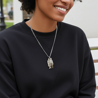 DZ02 - Personalized Photo Keychains & Necklaces — Capture Memories Forever