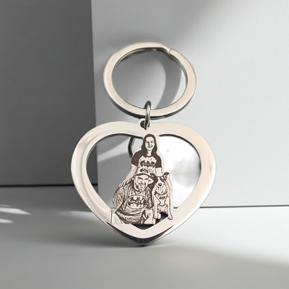 DZ02 - Personalized Photo Keychains & Necklaces — Capture Memories Forever
