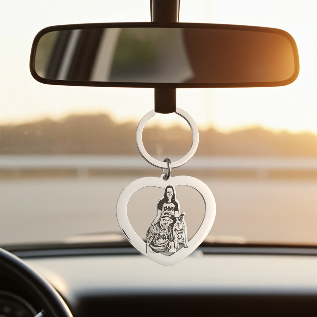 DZ02 - Personalized Photo Keychains & Necklaces — Capture Memories Forever