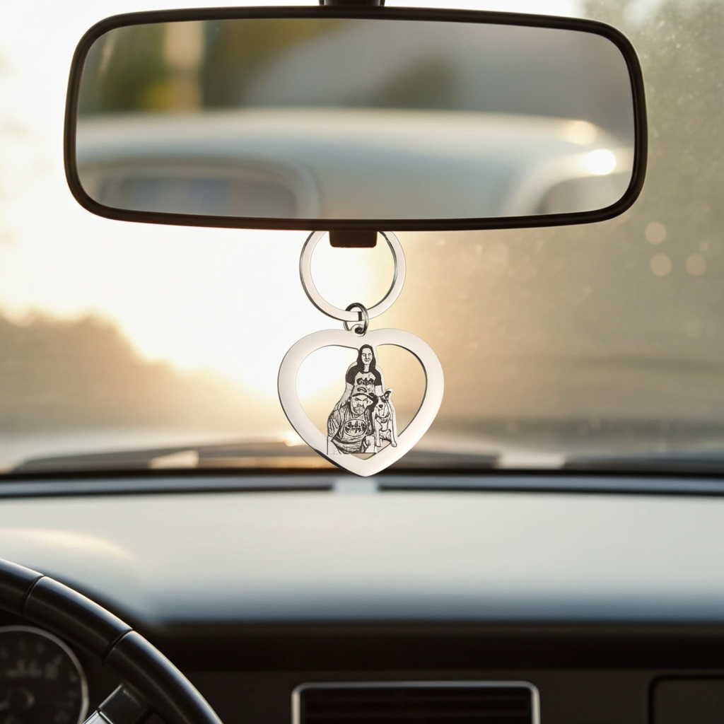 DZ02 - Personalized Photo Keychains & Necklaces — Capture Memories Forever