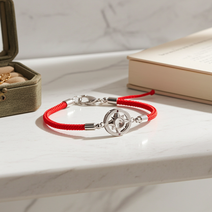 PS25 - Personalized Photo Projection Compass Bracelet