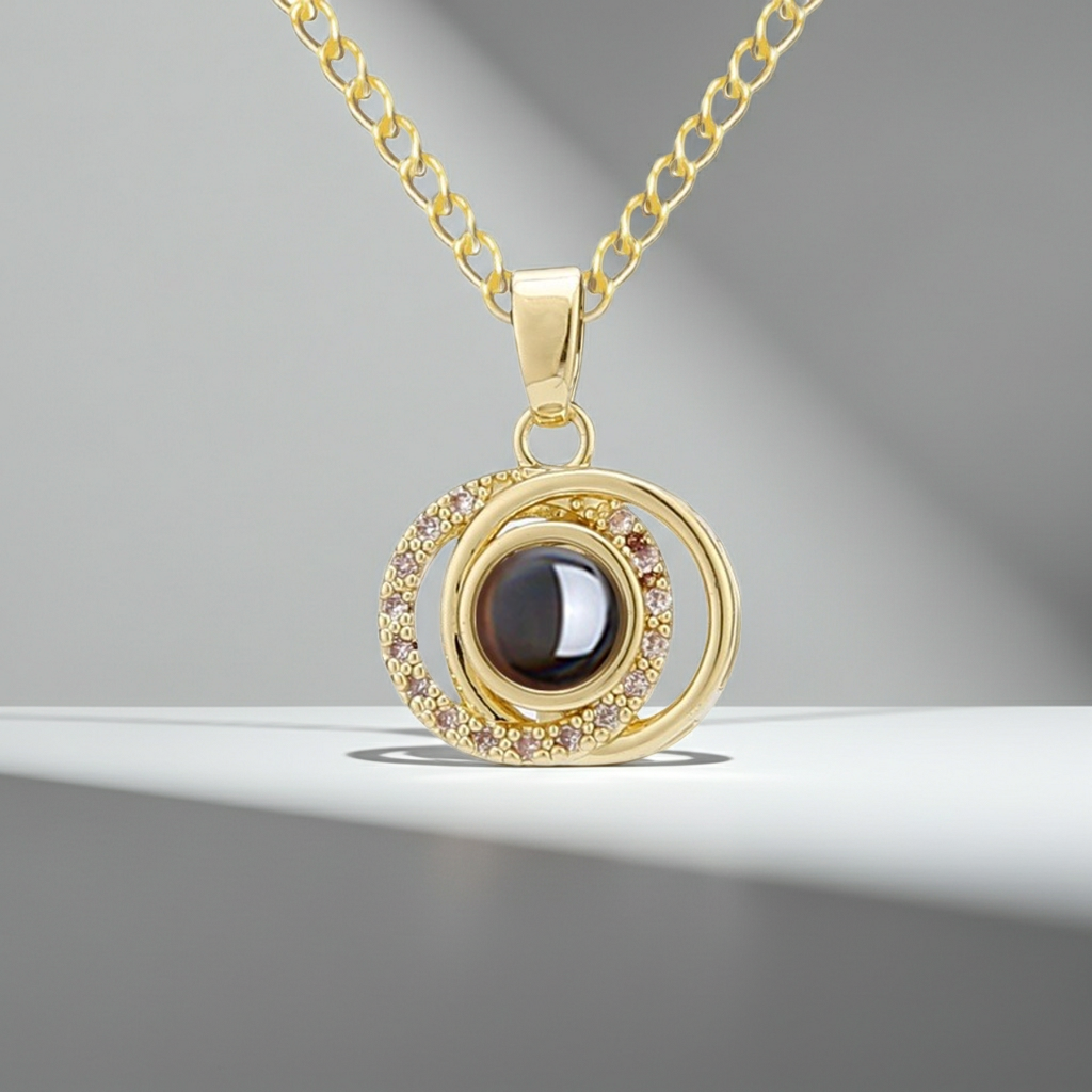 PX63 - Eternal Orbit Photo Projection Necklace