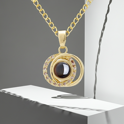PX63 - Eternal Orbit Photo Projection Necklace