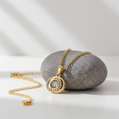 PX63 - Eternal Orbit Photo Projection Necklace