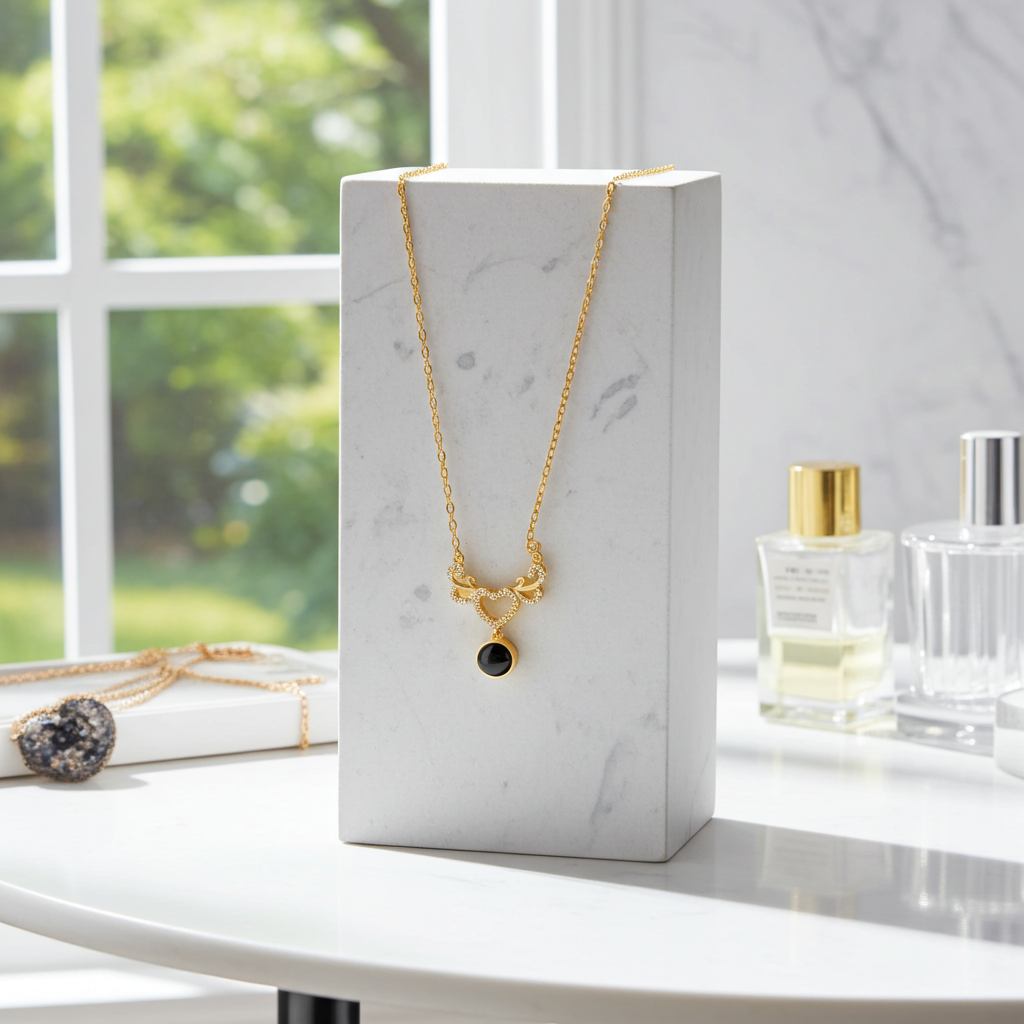 PX38 - Antler Heart Projection Necklace – A Symbol of Eternal Bond